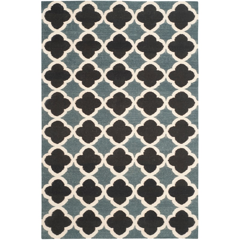 SAFAVIEH Handmade Flatweave Dhurries Bachisia Modern Wool Rug