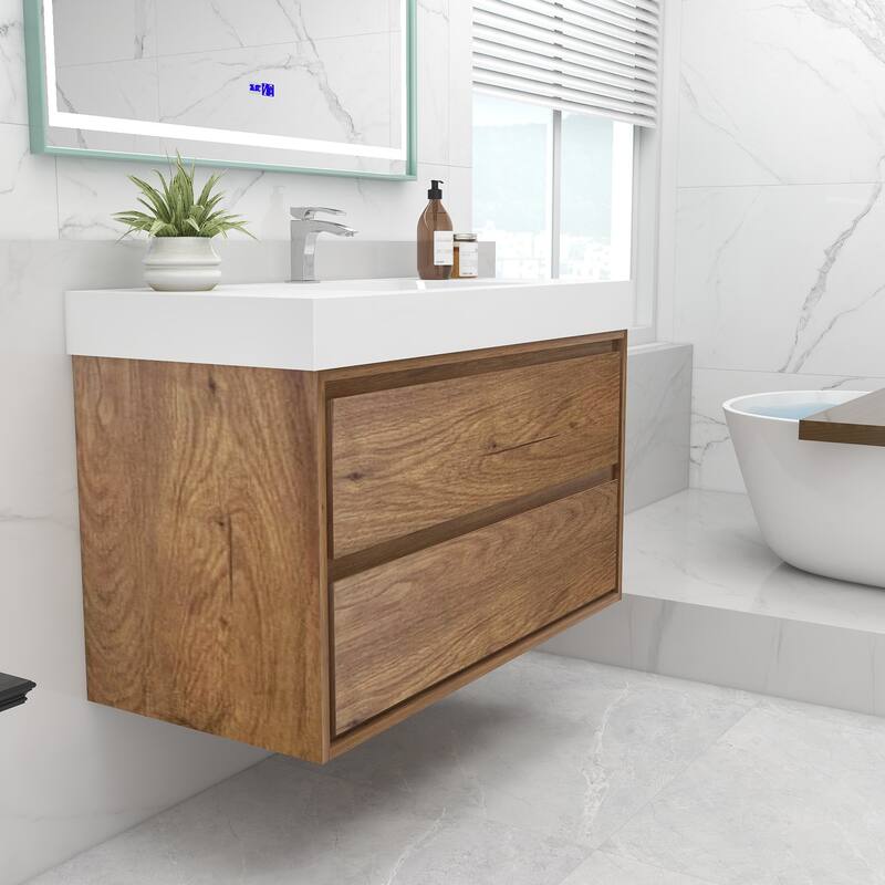Morava 42" Floating Vanity with Single Sink - 42
