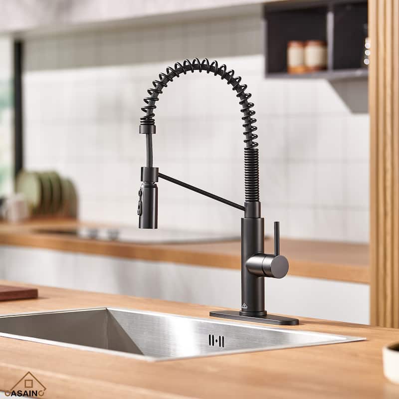Single Handle Pull Down Sprayer Kitchen Faucet
