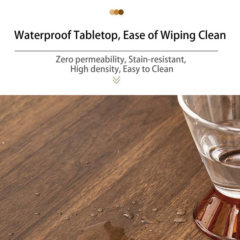 Square Nesting Coffee Table Set of 2 Wood Metal Stacking Side Table - 22"x22"x18"