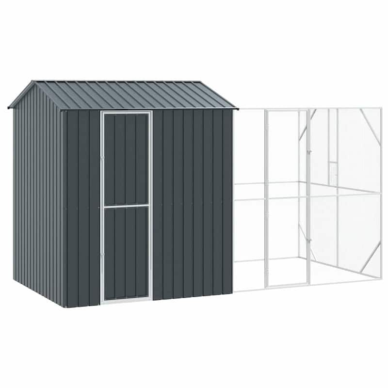 vidaXL Bird Cage Anthracite Galvanized steel