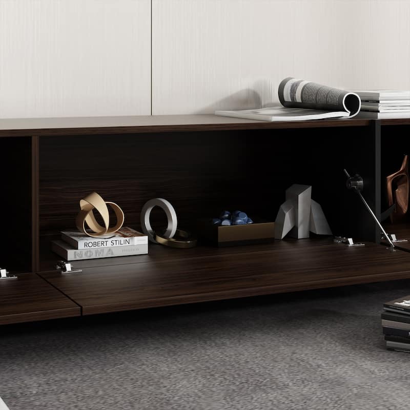 95.7 inch Media Console,Entertainment Center for TV up to 70 inch - 95.7"W