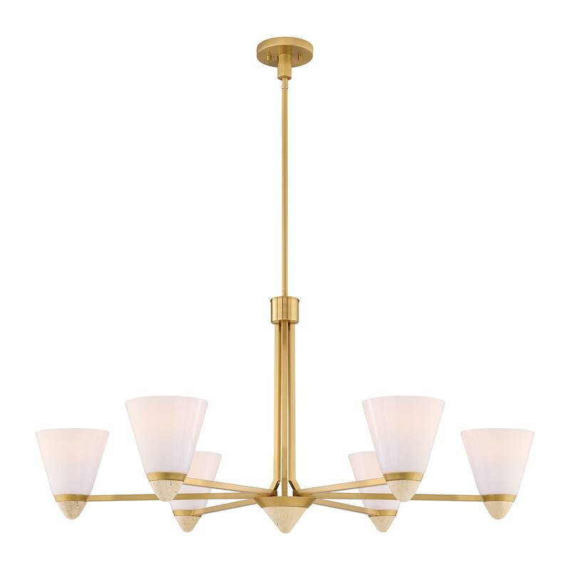 Savoy House 1-7266-6 Kohlman 6 Light 40" Wide Chandelier