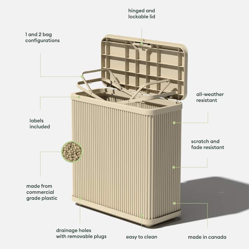 Veradek Tambour Waste Bin