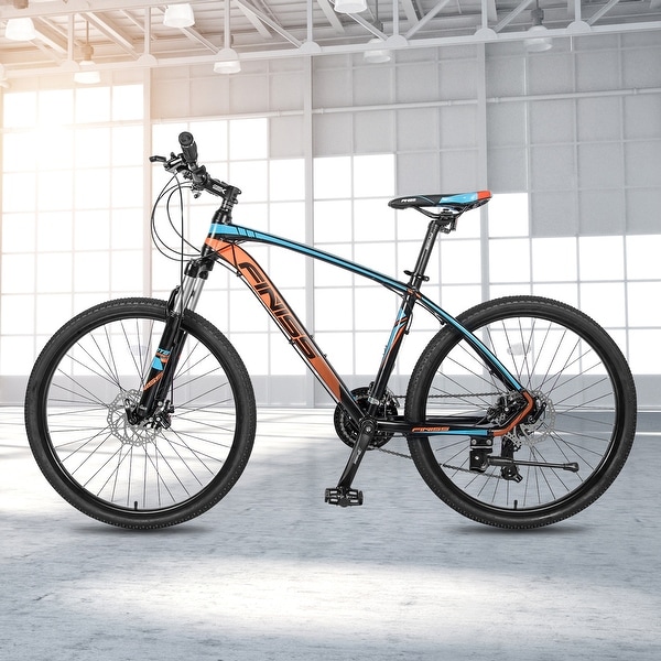 TiramisuBest 26" Aluminum Mountain Bike 24 Speed with Suspension Fork. Opens flyout.