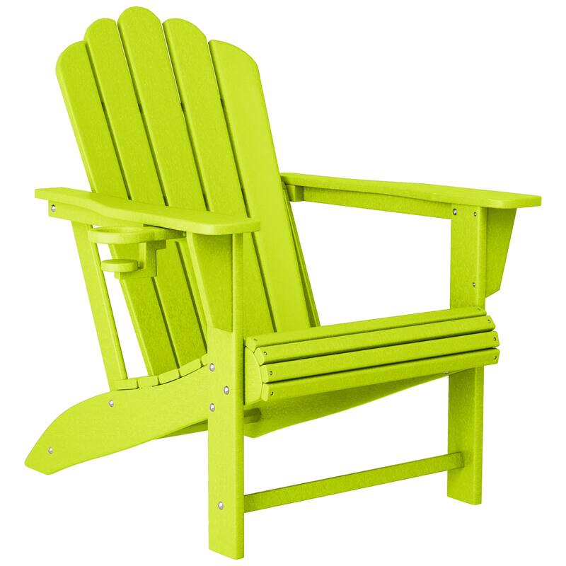 Aderson Outdoor Poly Adirondack Chair - Lime