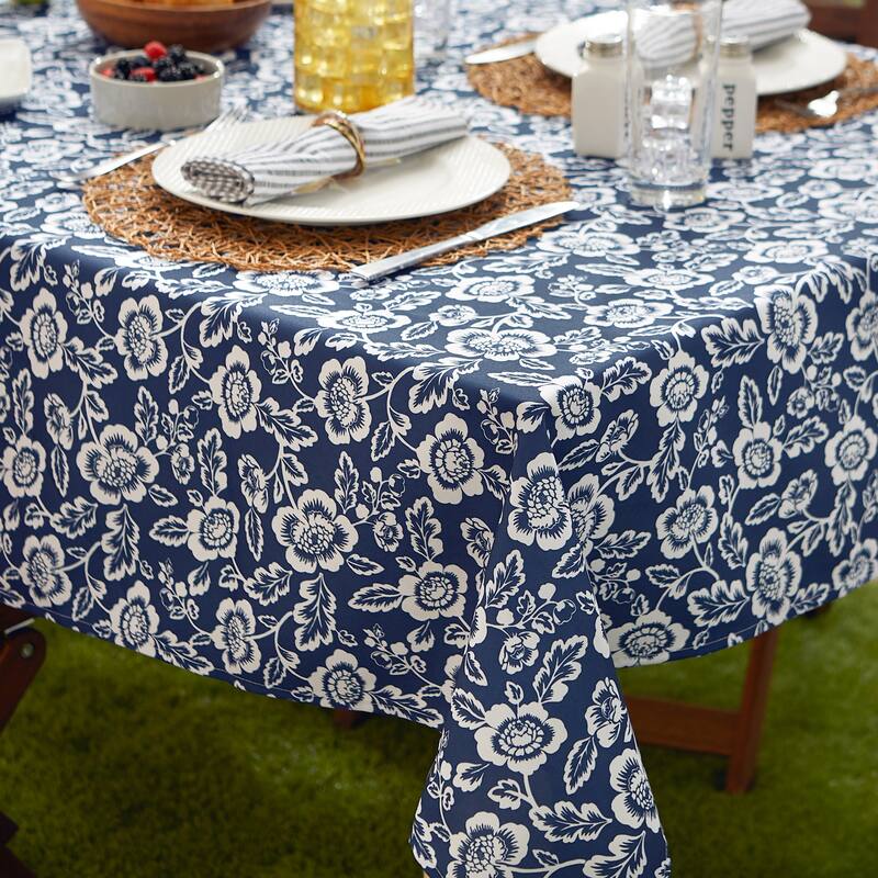DII Garden Floral Print Outdoor Tablecloths