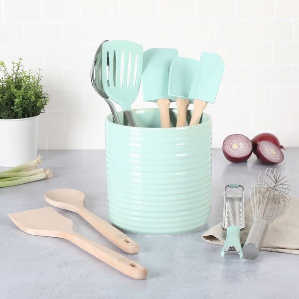 Martha Stewart 10 Piece Tools and Gadget Set W/ Ceramic Crock