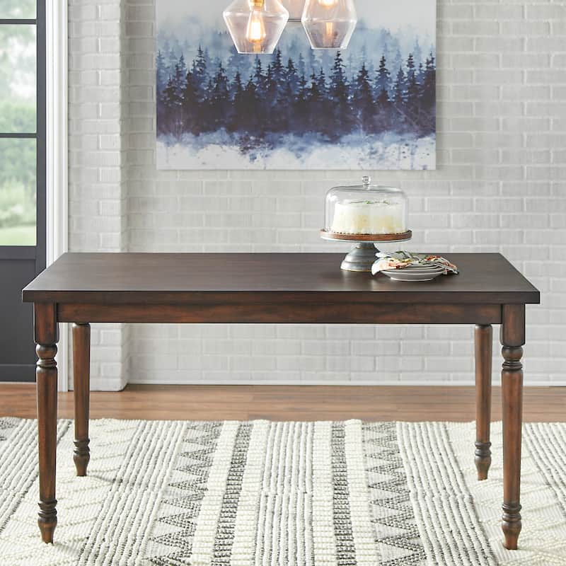 Simple Living 5-piece Burntwood Dining Set