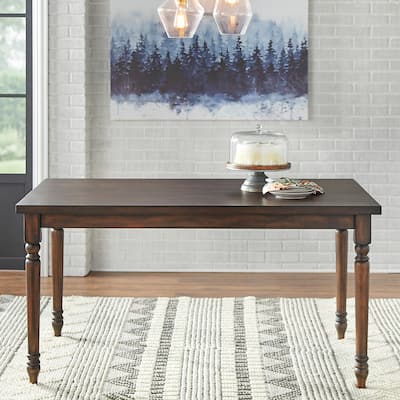 Simple Living Burntwood Dining Table - 29"h x 60"w x 36"d