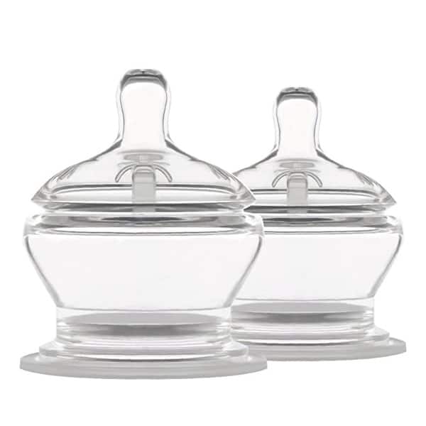 slide 2 of 7, PopYum Baby Bottle Anti-Colic Nipples, 2 pack