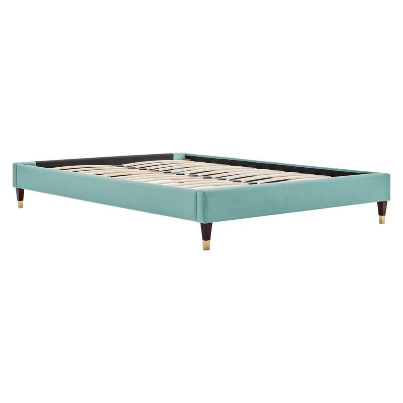 Adelaide Performance Velvet King Platform Bed