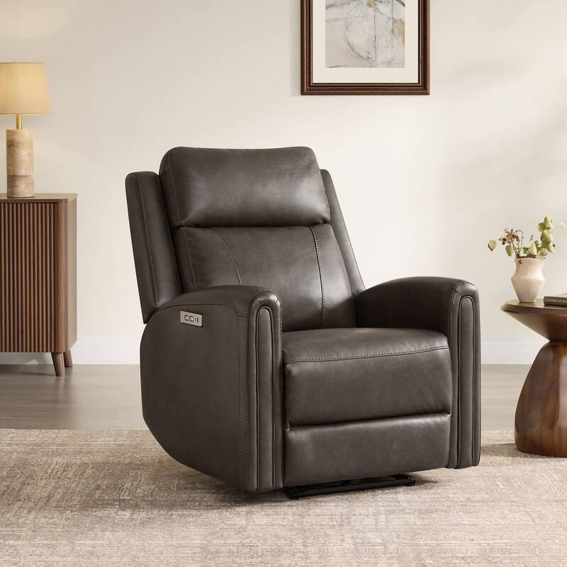 Spruce & Spring Power Recliner Chair Wall Hugger with USB & Type-C Charge