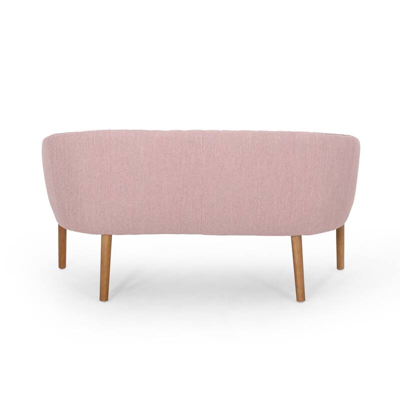 Mid Century Modern Straight Design Loveseat