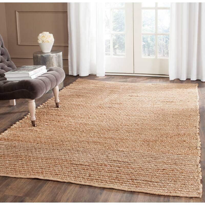 SAFAVIEH Handmade Cape Cod Ermine Coastal Jute Rug - 3' x 5' - Natural