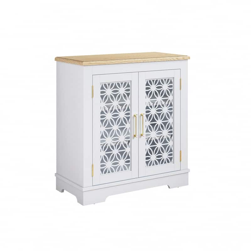 31 in. Rustic Bathroom Bedroom Accent Storage Cabinet