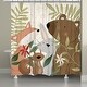 preview thumbnail 1 of 2, Forest Family Shower Curtain - Multicolor - 71x74