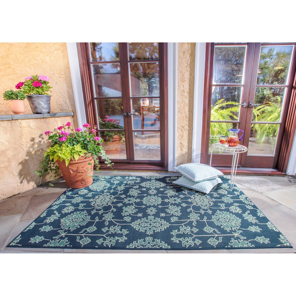 Momeni Baja Updated Traditional Indoor Outdoor Area Rug