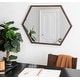 preview thumbnail 4 of 37, Kate and Laurel Laverty Framed Hexagon Wall Mirror