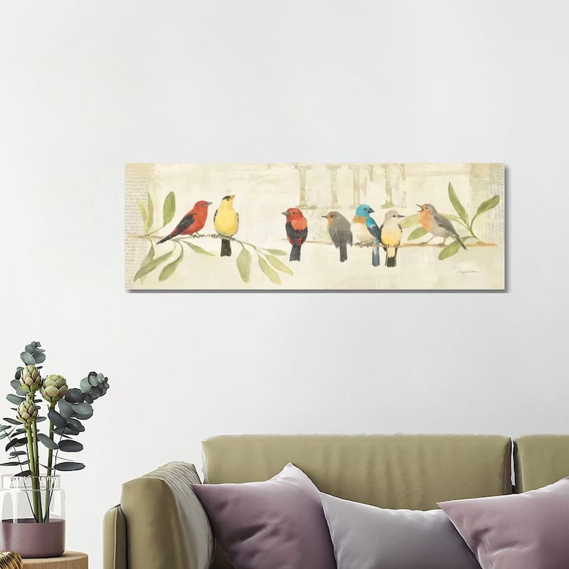 iCanvas "Adoration of the Magpie Panel II" by Avery Tillmon Canvas Print - 16x48x1.5