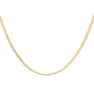 18 inch gold curb chain clearance