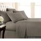Vilano Series Extra Deep Pocket 6-piece Bed Sheet Set - Twin - Dark taupe