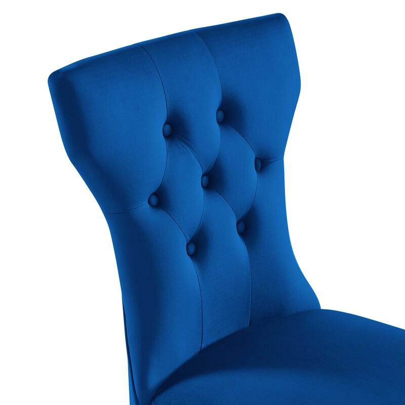 Silhouette Performance Velvet Dining Chairs - Set of 2 - N/A