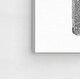 preview thumbnail 4 of 13, Oliver Gal 'Silver Classic Number 5' Fashion and Glam Wall Art Canvas Print - Gray, White