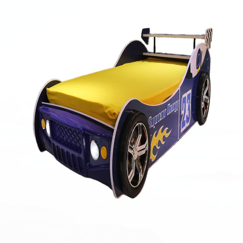 Supreme Energy Racing Car Bed,Blue