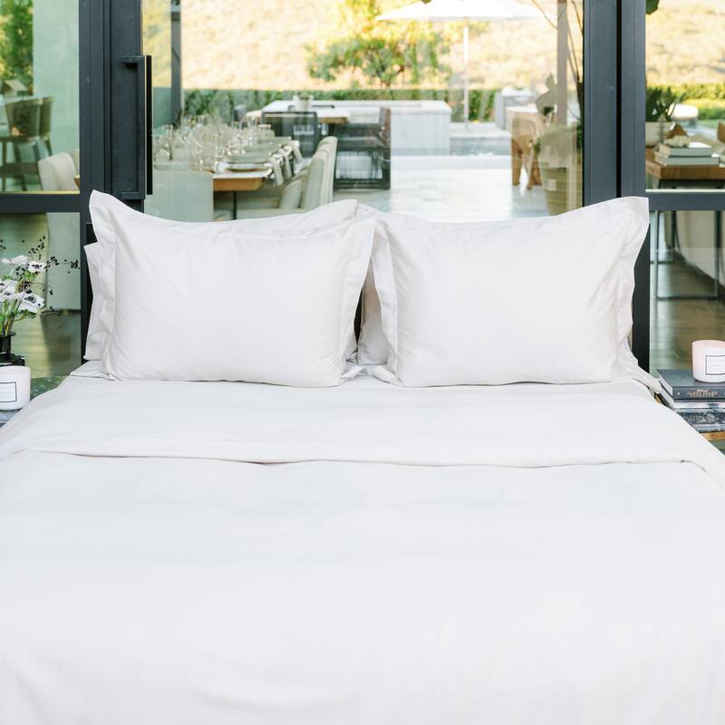 Jennifer Adams 400TC Long-Staple Cotton Sateen 3pc. Duvet Cover and Sham Set