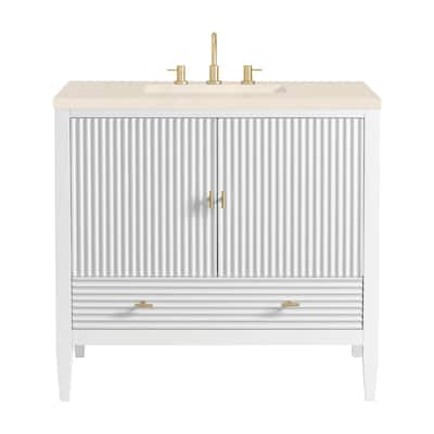 James Martin Vanities 485-V36-3EMR Myrrin 36" Single Basin Wood Vanity