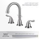 preview thumbnail 8 of 34, WOWOW 8 Inch Widespread Bathroom Faucet in Morden