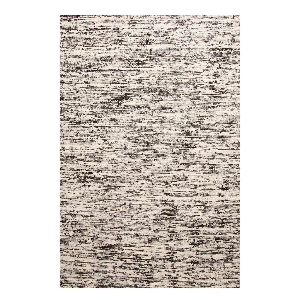 ECARPETGALLERY Braid weave Sienna Cream Wool Rug - 6'1 x 9'1