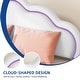 preview thumbnail 17 of 33, Moasis PU Adjustable Cloud Headboard Bed Frame Platform with LED