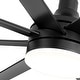 preview thumbnail 16 of 44, 65 Inch Black/White/Gold LED Ceiling Fan with Light Remote(8-Blade)