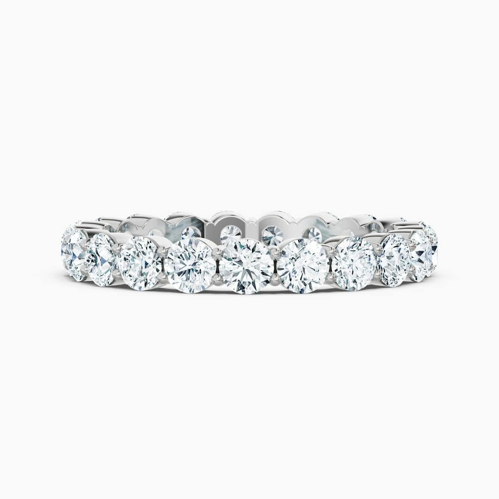 Auriya 14k Gold Round Lab Grown Diamond Eternity Band 2.00 - 7.00 ct. tw. (F-G, VS)