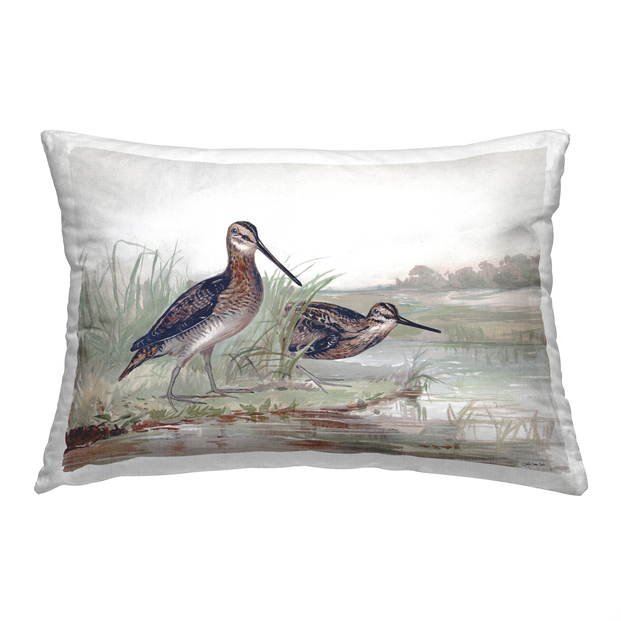 Stupell Coastal Birds at Pond Design by Stellar Design Studio