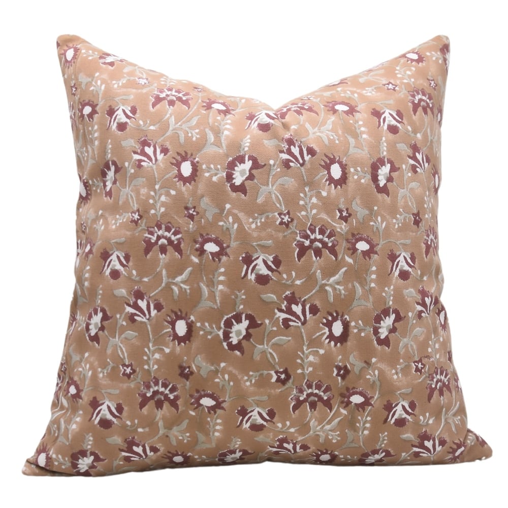 Cotton Square Block print pillow Cover - Nayaab