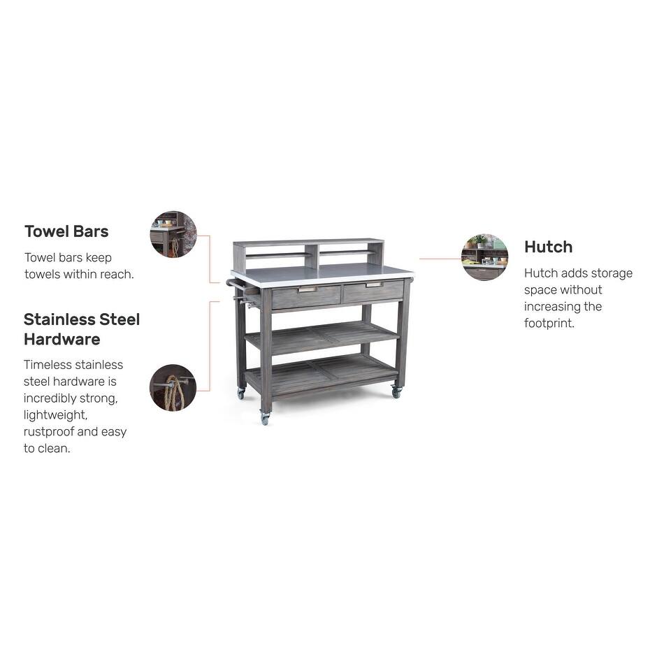 Homestyles Maho Gray Wood Potting Bench On Sale Bed Bath & Beyond