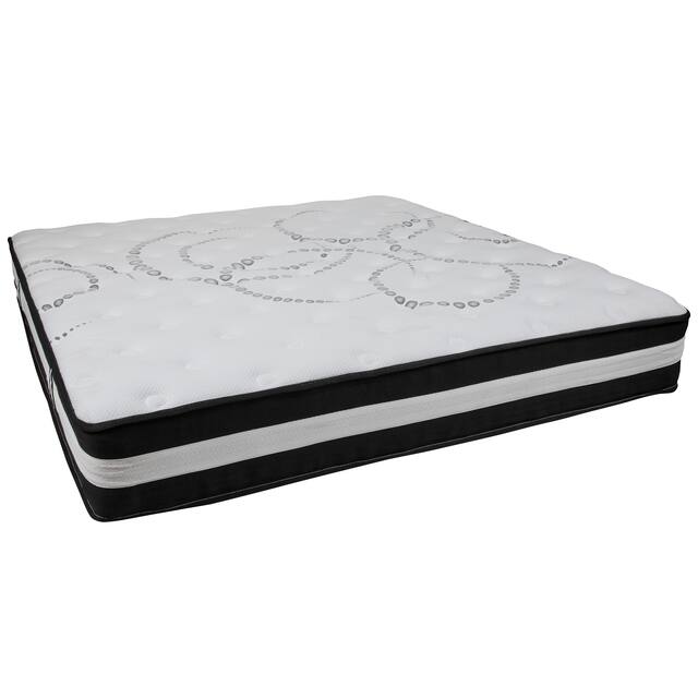 Hybrid Pocket Spring/Foam 12-inch Premium Mattress in a Box