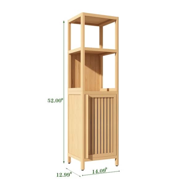 Large Capacity Multifunctional Bamboo Storage Furniture for