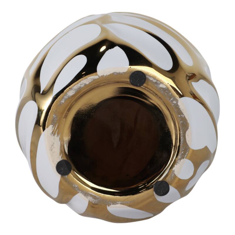 Ceramic Modern Leaf Sculptural Flower Vase