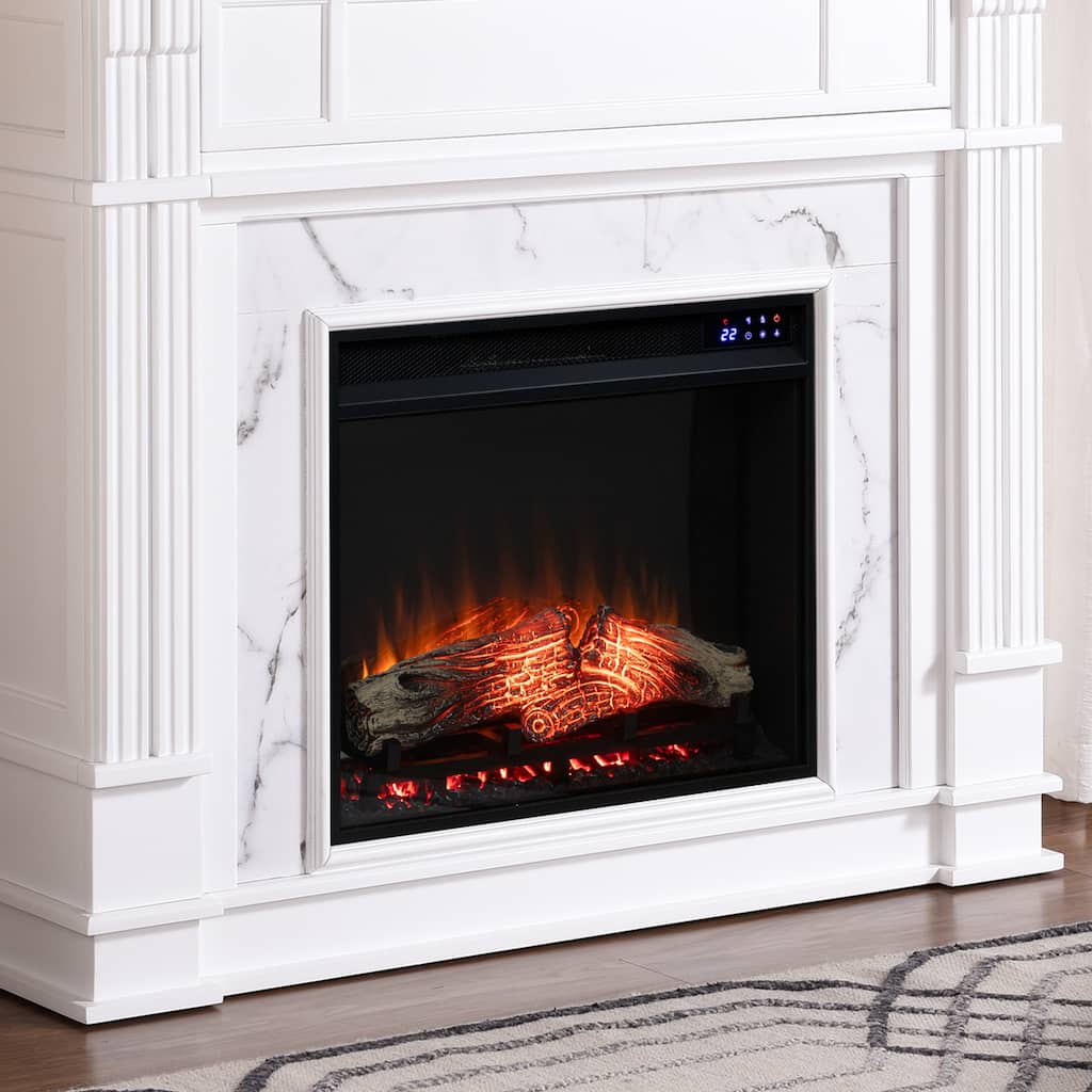SEI Furniture 23-inch Touch Screen Electric Firebox - 24"W x 9"D x 20"H