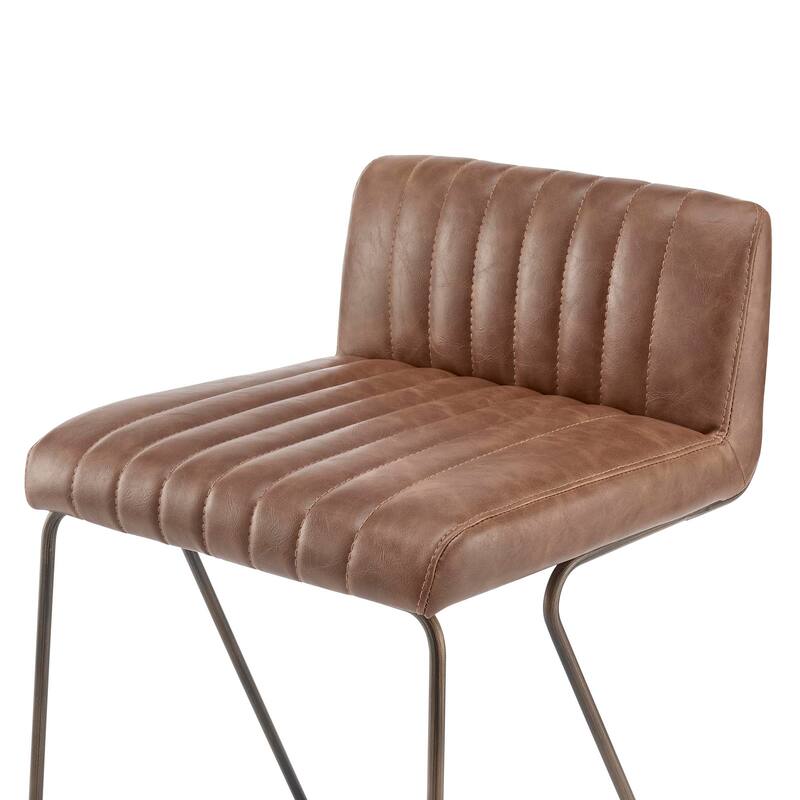 NPD Furniture Raoul Faux Leather Counter Stool