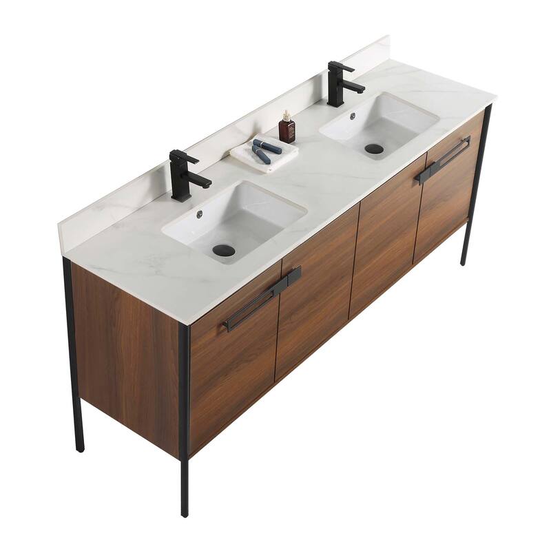 Fine Fixtures Oakville Bathroom Vanity with White Ceramic Sink
