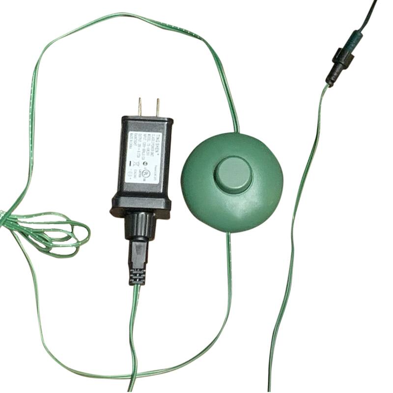 7' 3m led Easy plug Natural Touch Norfolk Tree 908t36"D700l
