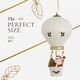 preview thumbnail 7 of 5, Spode Christmas Tree Hot Air Balloon Ornament - 4" H