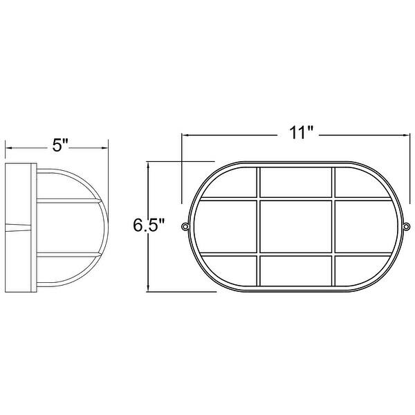 Access Lighting Nauticus Dual Mount - Outdoor Wall Sconce Bulkhead - Black Finish - Frosted Glass Shade - Incandescent