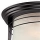 preview thumbnail 4 of 2, Westinghouse Senecaville Two-Light Exterior Flush-Mount Fixture - 12-Inch