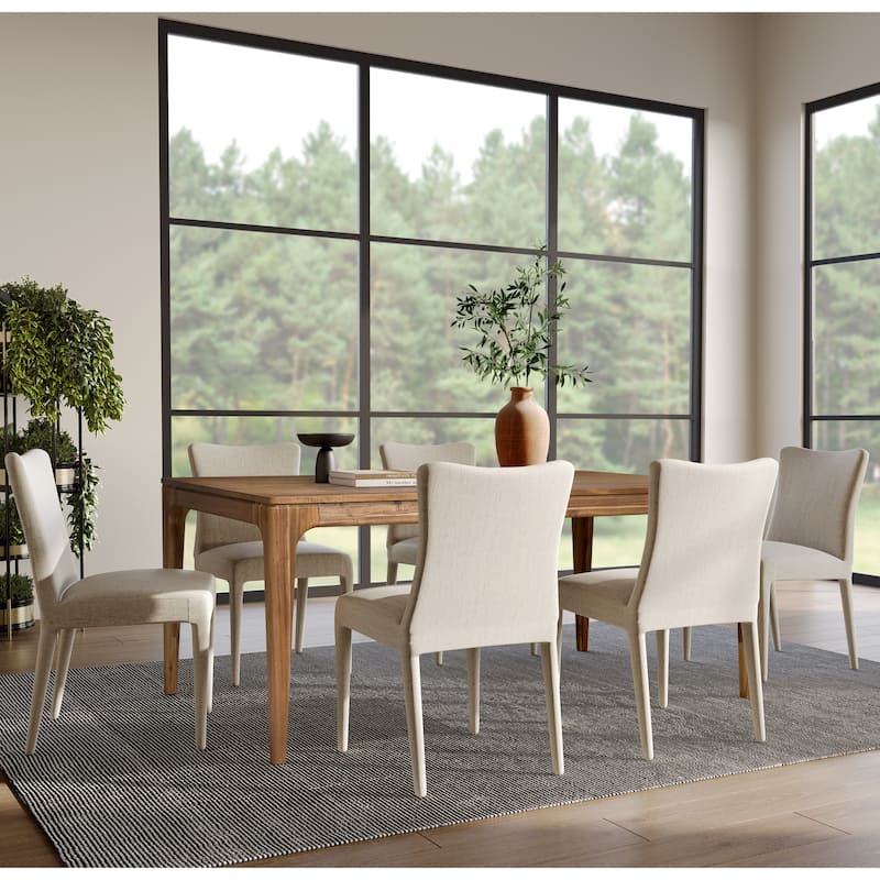 NPD Furniture Hereford 71-93" Extendable Acacia Wood Dining Table